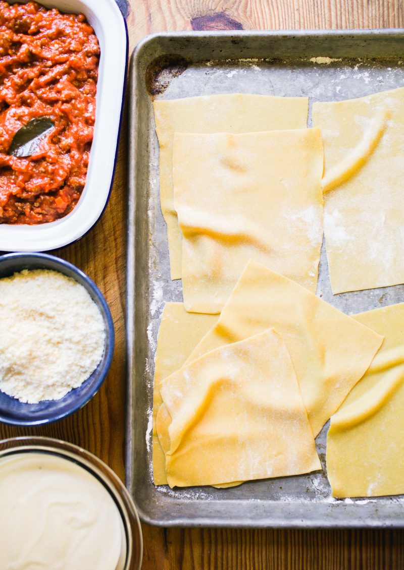 Lasagna Bolognese Ingredients