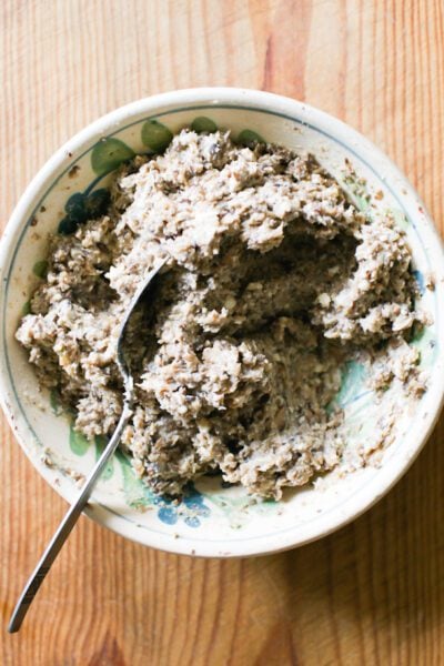 Mixed mushroom filling