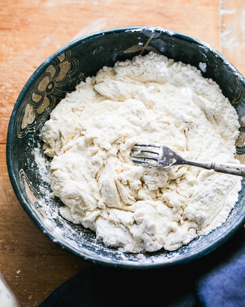 Sourdough garlic knot dough
