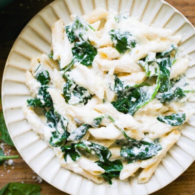 Ultra-Quick Lemon Ricotta Pasta With Spinach