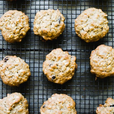 Soft & Chewy Sourdough Oatmeal Raisin Cookies