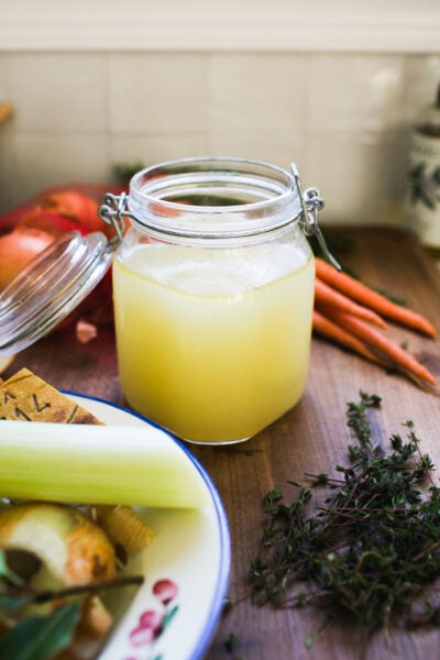 Homemade Italian Vegetable Stock
