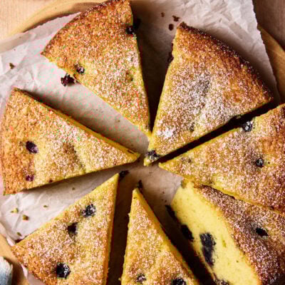 Blueberry Lemon Ricotta Cake with Olive Oil