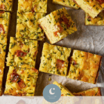 Sourdough zucchini slice